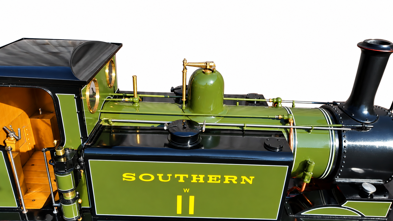 7 1/4 Inch Gauge Exhbition Model LB&SCR A1X Southern Tank engine. - Image 4