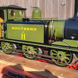 7 1/4 Inch Gauge Exhbition Model LB&SCR A1X Southern Tank engine.
