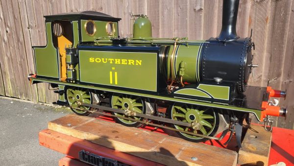 7 1/4 Inch Gauge Exhbition Model LB&SCR A1X Southern Tank engine.