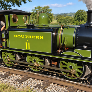 7 1/4 Inch Gauge Exhbition Model LB&SCR A1X Southern Tank engine.