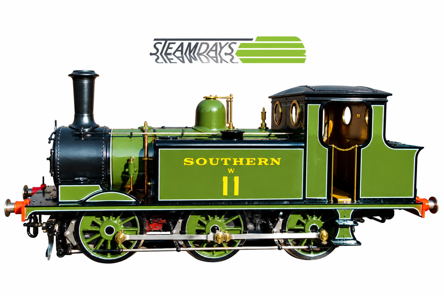 7 1/4 Inch Gauge Exhbition Model LB&SCR A1X Southern Tank engine. - Image 8