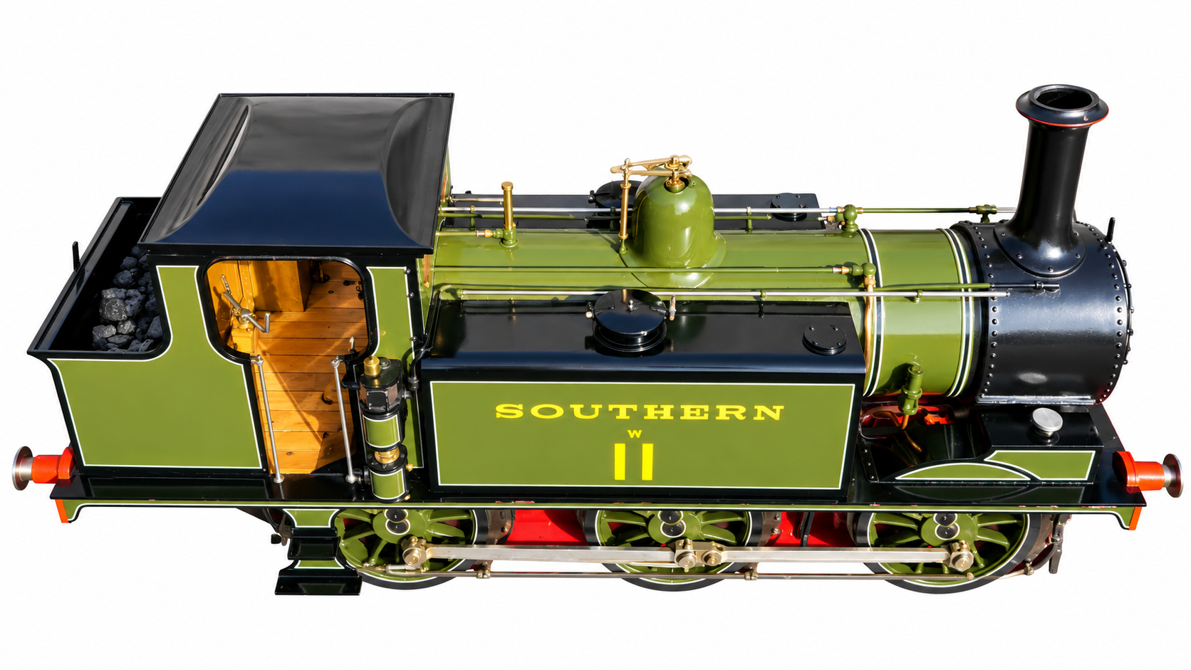 7 1/4 Inch Gauge Exhbition Model LB&SCR A1X Southern Tank engine. - Image 3