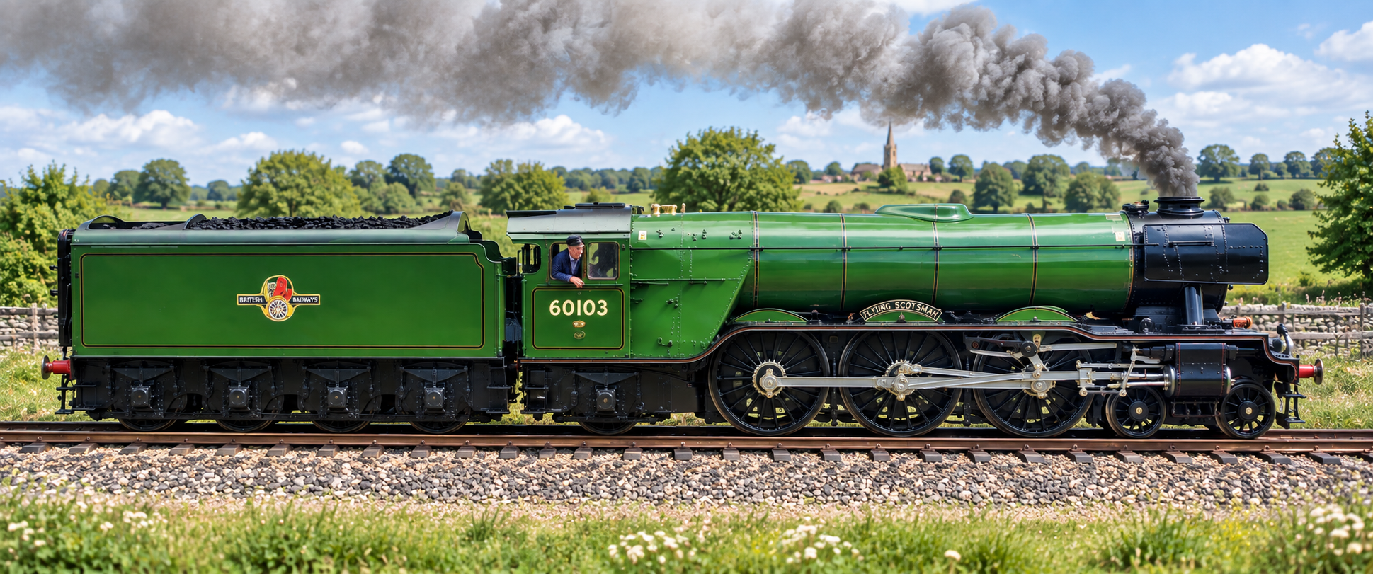 5-Inch Gauge Flying Scotsman – BR Livery